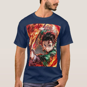 Anime jepang tanjiro t-shirt
