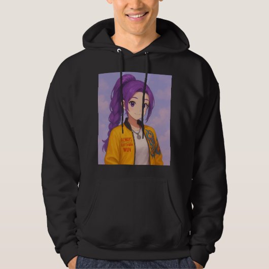 Anime K-Pop Idol Group | Original Manga-Style Pop Hoodie (Voorkant)