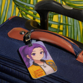Anime K-Pop Idolgroep | Originele Manga-Stijl Pop  Bagagelabel