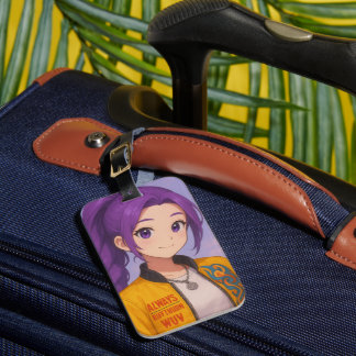 Anime K-Pop Idolgroep | Originele Manga-Stijl Pop Bagagelabel