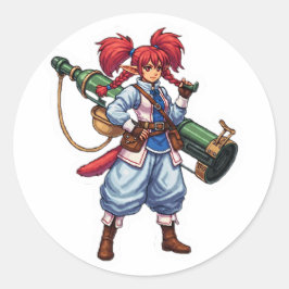 Anime Kan Wielder Fantasy Avonturier Sticker