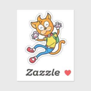 Anime kat sticker