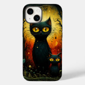 Anime katten kunst Case-Mate iPhone case (Achterkant)