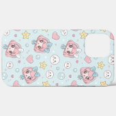 Anime Kawaii in Pastel Colors with Hearts and Star Case-Mate iPhone Case (Achterkant (horizontaal))
