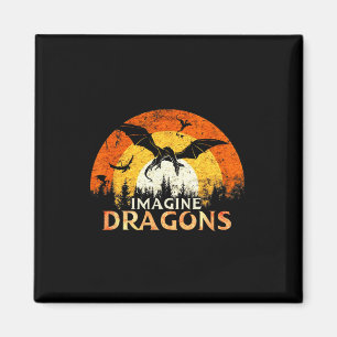Anime Kawaii Mythical Fantasy Dragons Imagine Vint Magneet