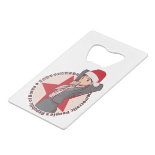 Anime KerstSweater - Cute Korean Girl Santa Ha Kredietkaart Flessenopener