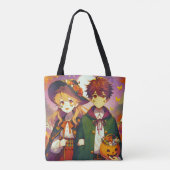 Anime Kind in Halloween kostuums Draagtas (Achterkant)