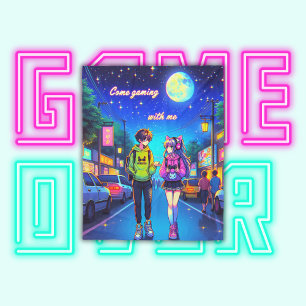 Anime Kom Gaming met mij   Fleece Deken