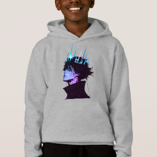 Anime Koning Gotische Mannelijke Portret met Blauw
