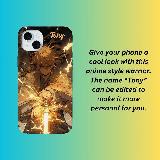 Anime krijger Case-Mate iPhone case