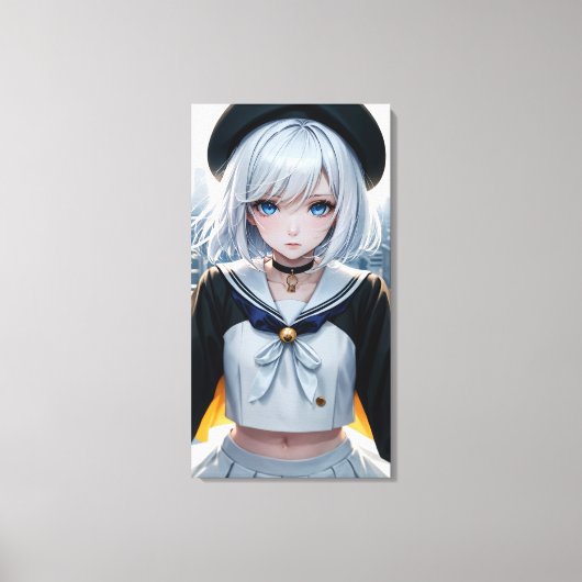 anime kunst. canvas afdruk (Voorkant)