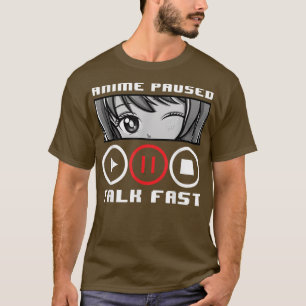 Anime-kunst voor mannen vrouwen tiener meisjes ani t-shirt