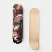 Anime lang haarheet ontwerp skateboard (Voorkant)