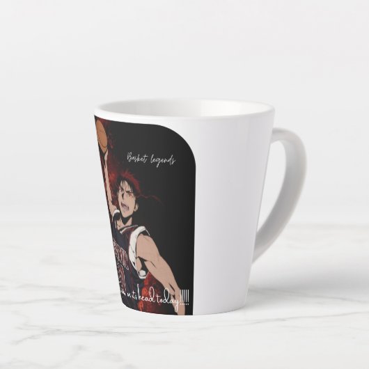 anime latte mug (Angle droit)