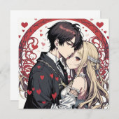 Anime-liefde Kaart (Voorkant / Achterkant)