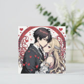 Anime-liefde Kaart (Staand voorkant)