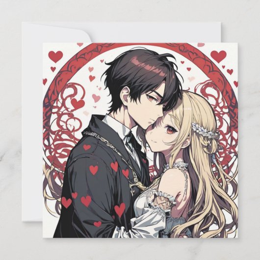 Anime-liefde Kaart (Voorkant)