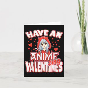 Anime-liefhebber Valentijnsdag Kinderen Tieners Vo Kaart