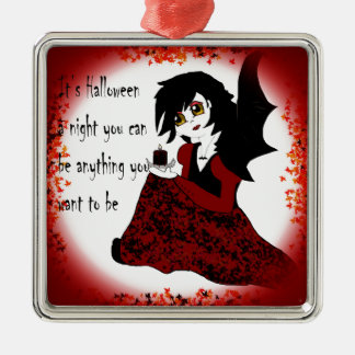 Anime Little Girl Vampire Metalen Ornament