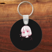 "Anime Love Vibes" Sleutelhanger (Voorkant)