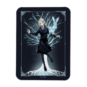 Anime Luna Lovegood's Konijn Patronus Magneet