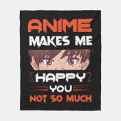 Anime maakt me blij dat je niet zo veel fleece deken (Voorkant)