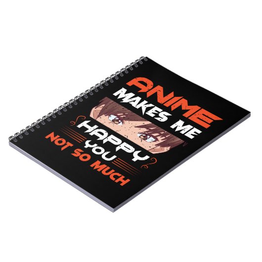 Anime maakt me blij dat je niet zo veel notitieboek (Linkerzijde)