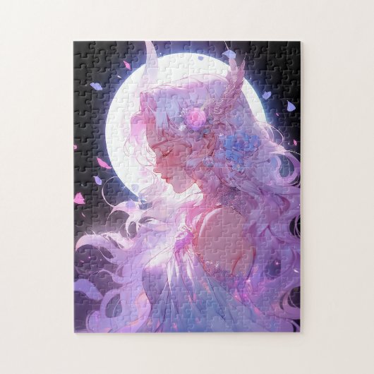 Anime Maan Prinses Fantasy Kunst Legpuzzel (Verticaal)