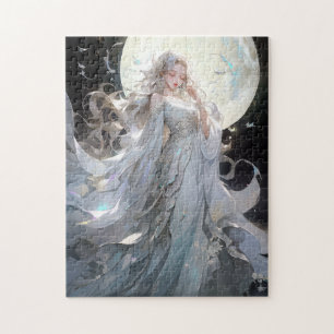 Anime Maan Prinses Fantasy Kunst Legpuzzel