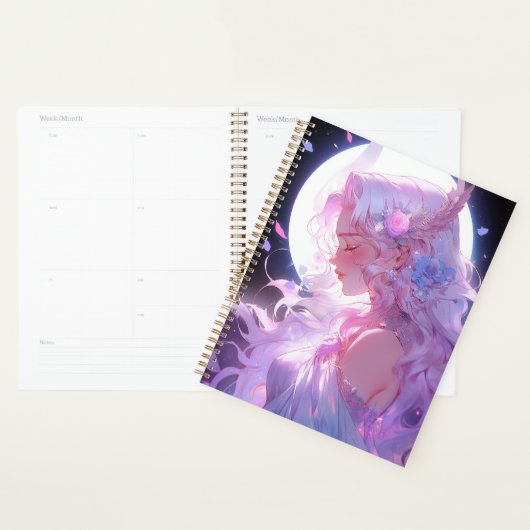 Anime Maan Prinses Fantasy Kunst Planner (Display)