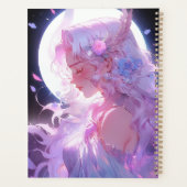 Anime Maan Prinses Fantasy Kunst Planner (Achterkant)