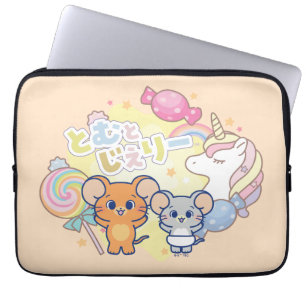 Anime Magical Candyland beroemd gemaakt door Jerry Laptop Sleeve