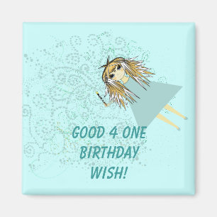 Anime Magical Days Birthday Party Magneet