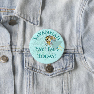 Anime Magical Days Birthday Party Ronde Button 7,6 Cm