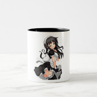 Anime Maid Tweekleurige Koffiemok