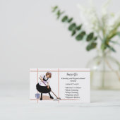 Anime Maid Visitekaartje (Staand voorkant)