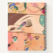 Anime Makeup Notitieboek (Achterkant)