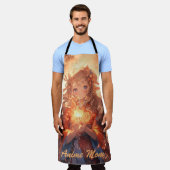 Anime mama schort (Gedragen)