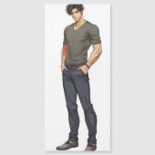 Anime Man Handsome Zaddy (Voorkant)