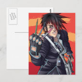 Anime Manga Artist Briefkaart (Voorkant / Achterkant)