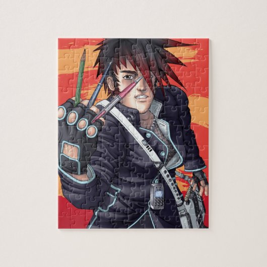 Anime Manga Artist Legpuzzel (Verticaal)