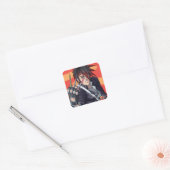 Anime Manga Artist Vierkante Sticker (Envelop)