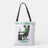 Anime Manga Computer PC Gamer Boy Canvas tas (Achterkant)