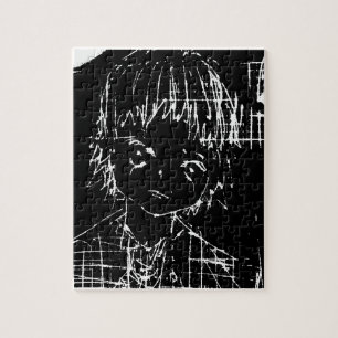 anime manga dagelijks zwart project legpuzzel