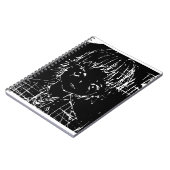 anime manga dagelijks zwart project notitieboek (Linkerzijde)