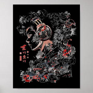 Anime Manga Grafische Hoofdtelefoon Art Anime Poster