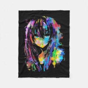 Anime Manga Graphic Kleurrijke Art Anime Fleece Deken