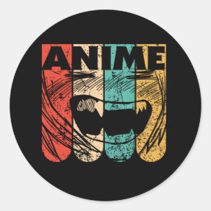 Anime Manga Kawaii Japans Anime Manga Ronde Sticker