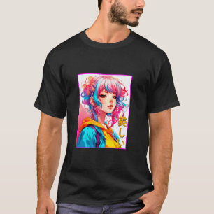 Anime manga meisje Harajuku Kawaii Otaku stijl Lan T-shirt