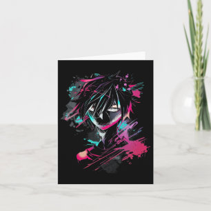 Anime Manga Motief Abstracte Illustratie Anime Kaart